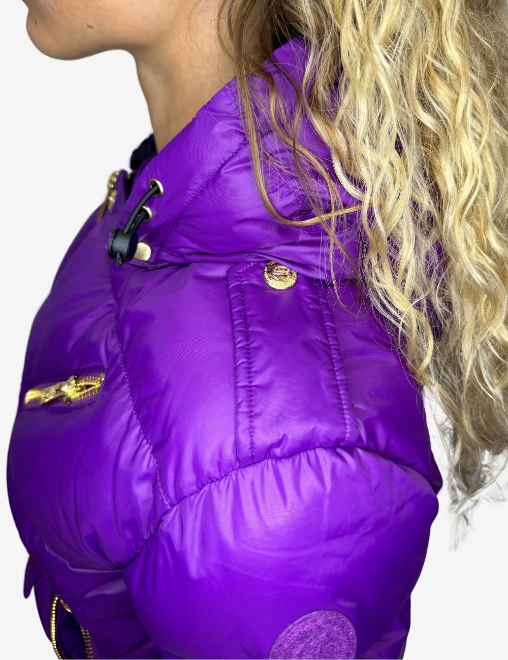 Giubbotto Just Cavalli con dettagli oro donna