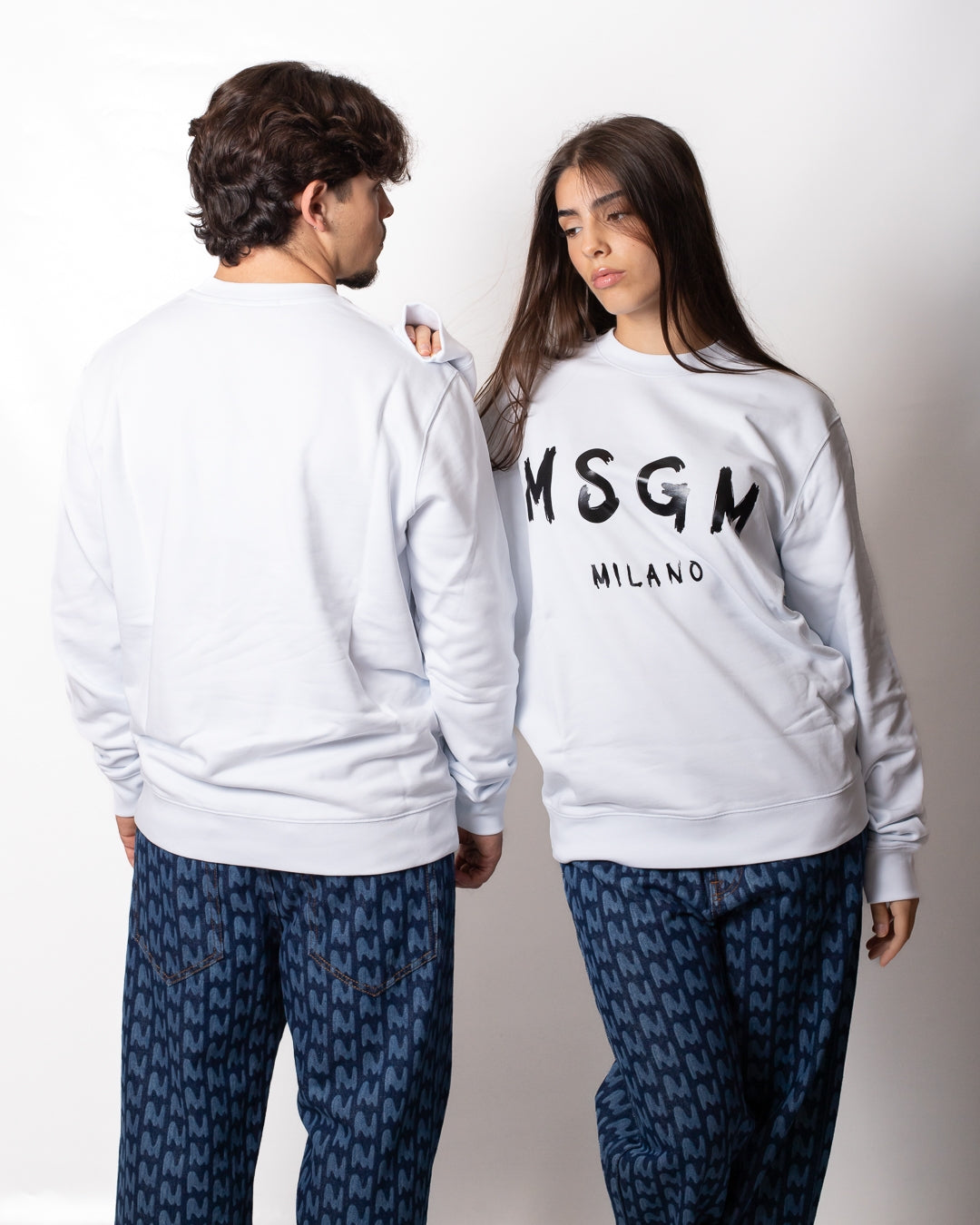 Felpa MSGM girocollo "Classic Logo"
