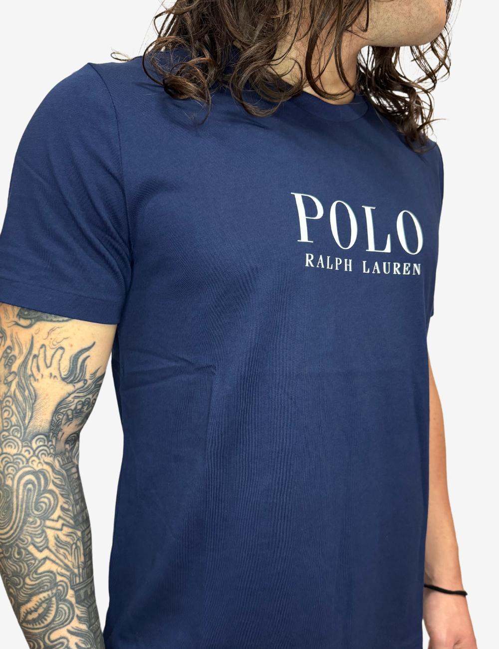 T-Shirt Polo Ralph Lauren con logo e ricamo uomo