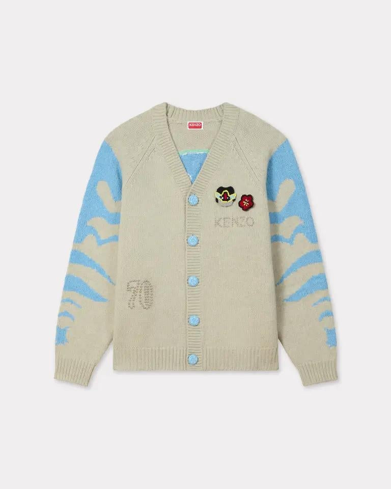 Cardigan Kenzo Paris "Pachinko" in misto lana