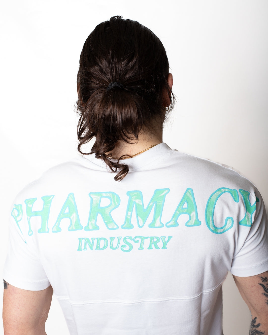 T-Shirt Pharmacy Industry con stampe logate uomo