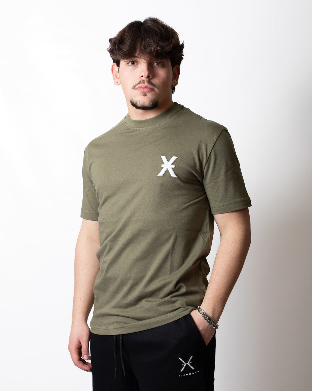 T-Shirt Richmond X con ricami uomo