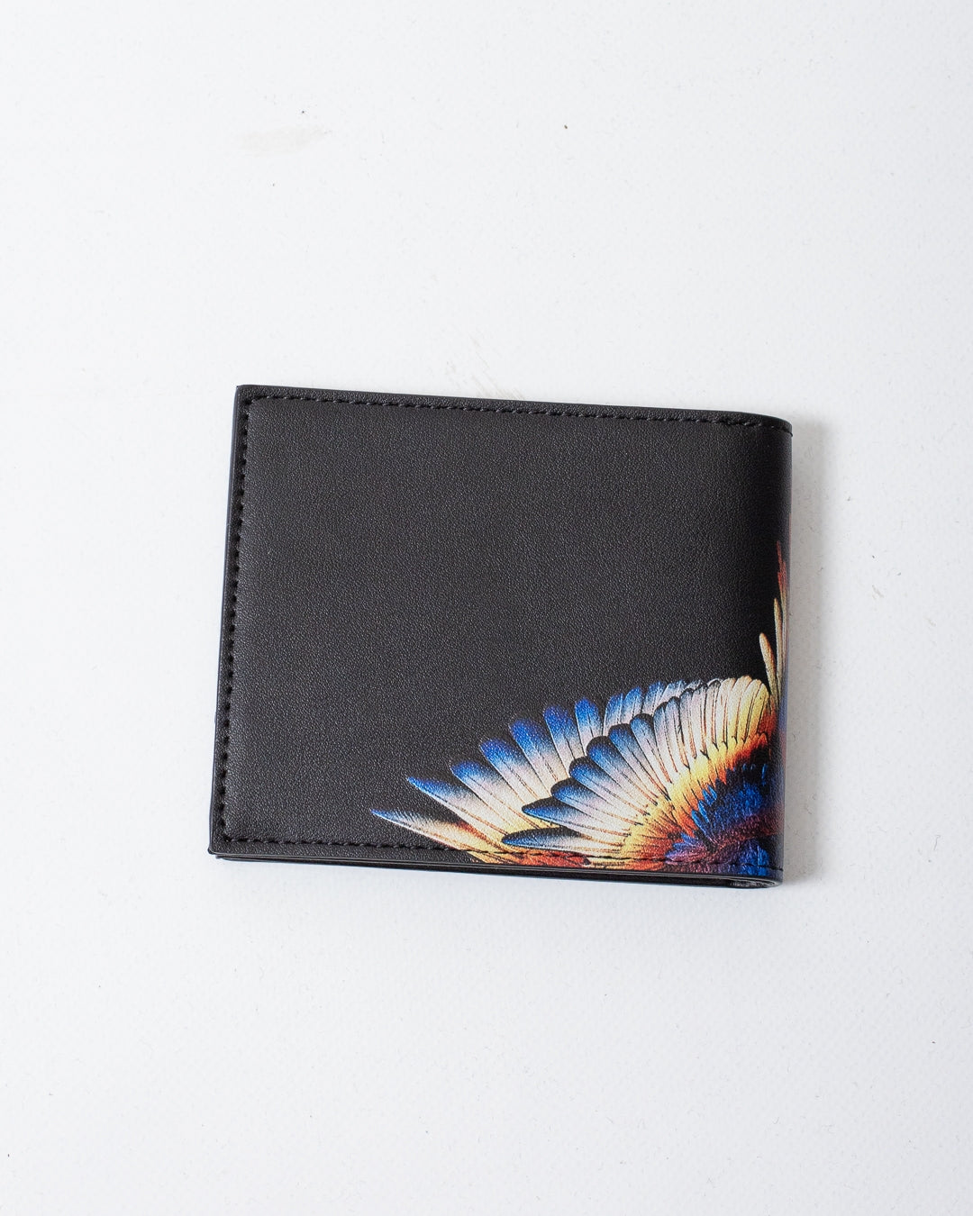 Portafoglio Marcelo Burlon in ecopelle con logo wings