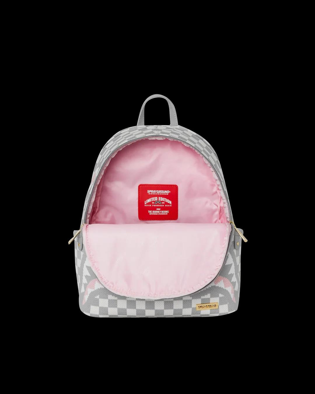 Zainetto Sprayground bianco Knit sharks in paris in cream savage backpack