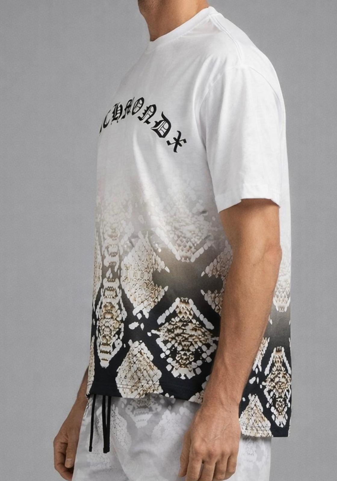T-Shirt Richmond X con stampa "Snake Skin" uomo