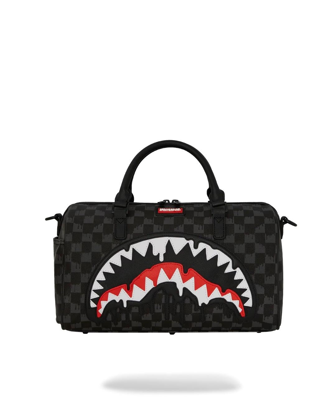 Borsa Sprayground nero Dripping sharks in paris mini duffle