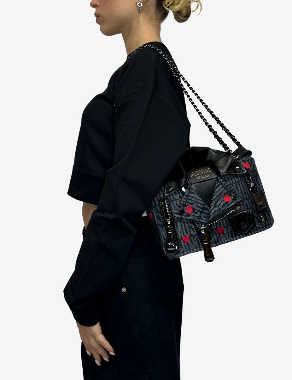 Borsa Moschino "Biker" donna