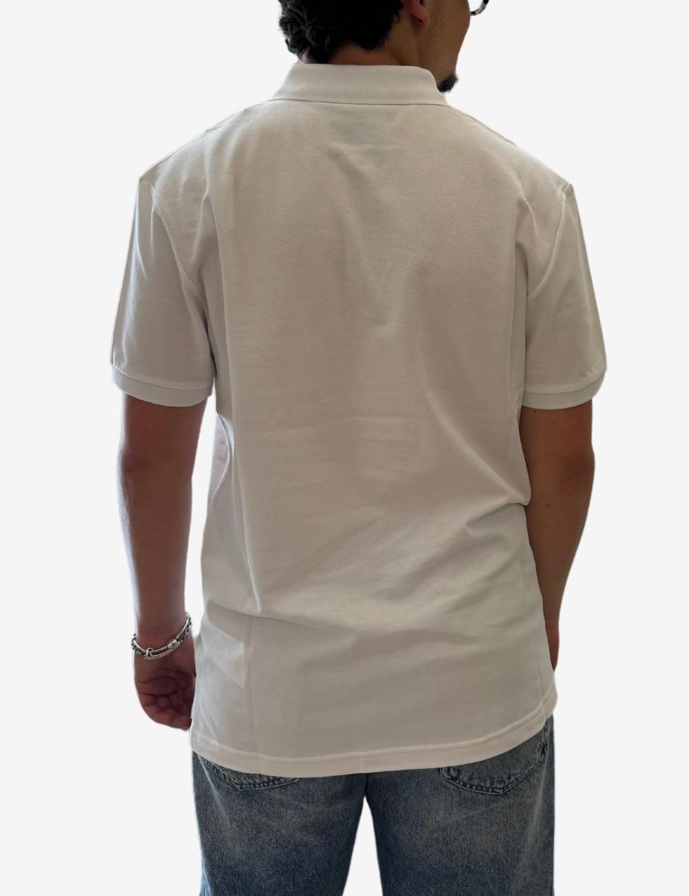 Polo Moschino "In love we trust" con ricamo uomo