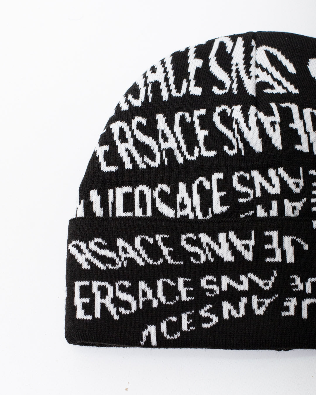 Berretto Versace Jeans Couture con logo all-over