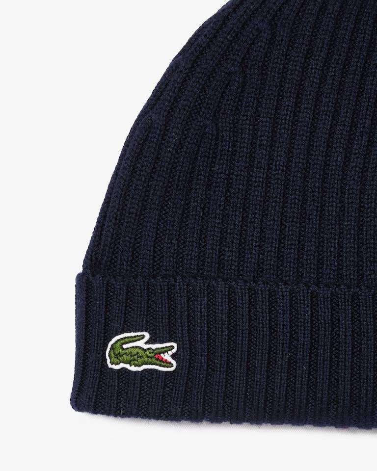 Cappello Lacoste a costine logato