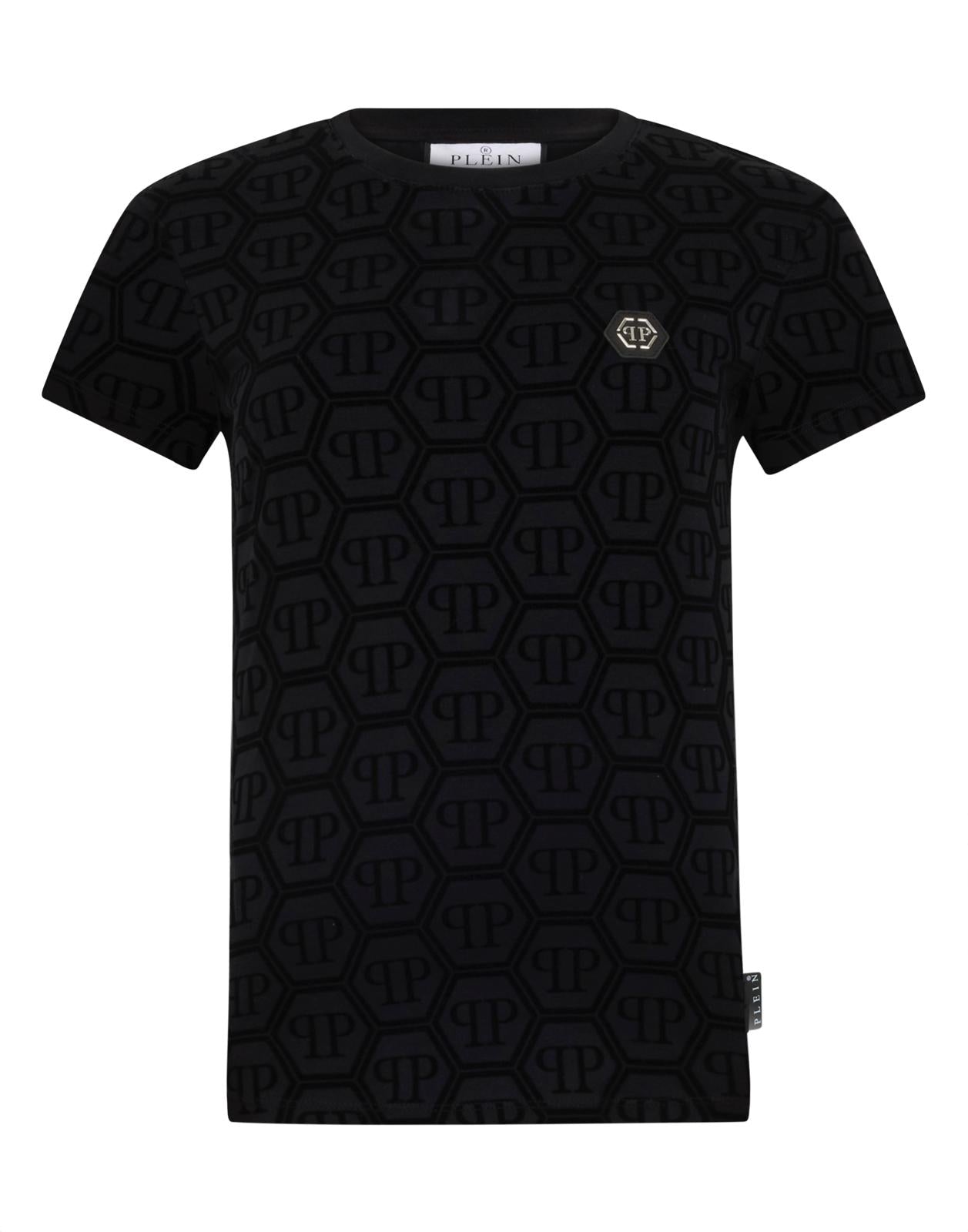 T-Shirt Philipp Plein "Jacquard Monogram" donna