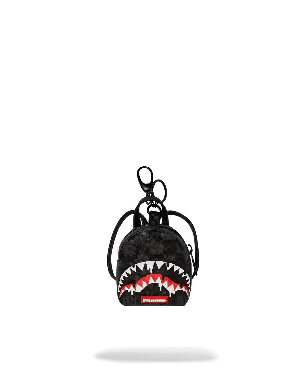 Portachiavi Sprayground nero Dripping sharks in paris backpack keychain