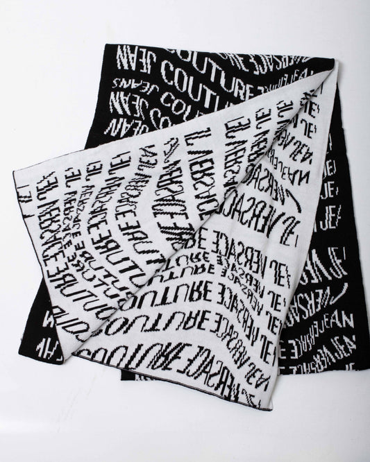 Sciarpa Versace Jeans Couture con logo all-over