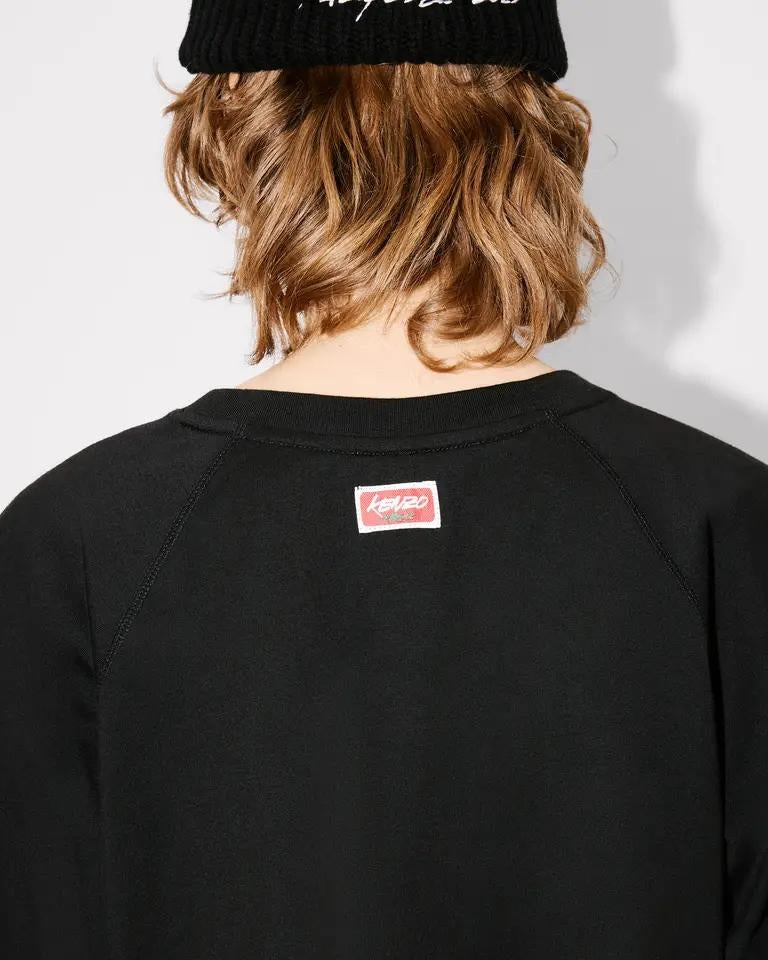 T-Shirt Kenzo Paris cropped "Futura Boxy" donna
