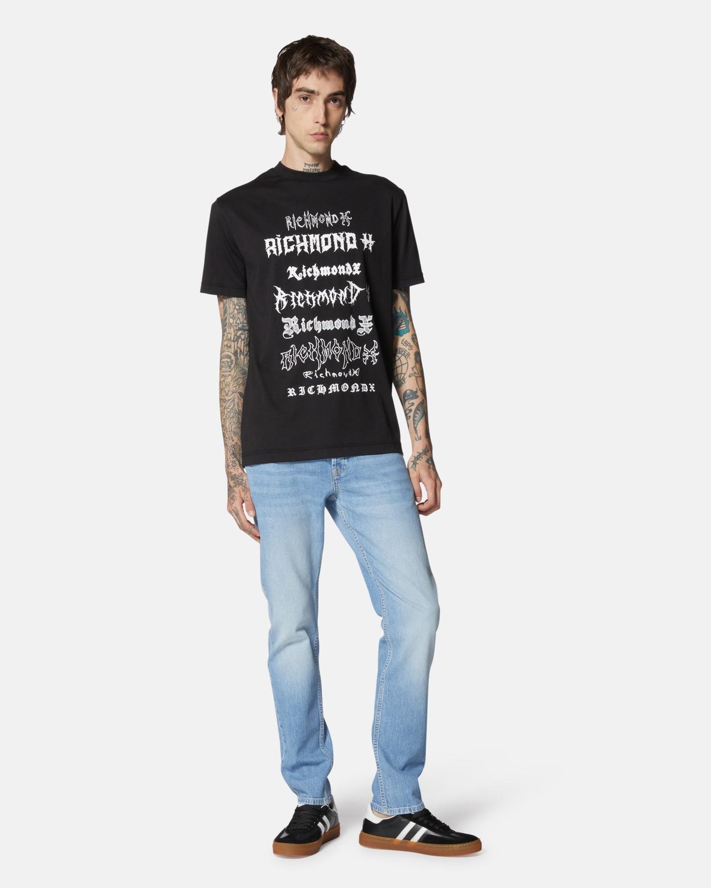 T-Shirt Richmond X con stampa logo mania uomo