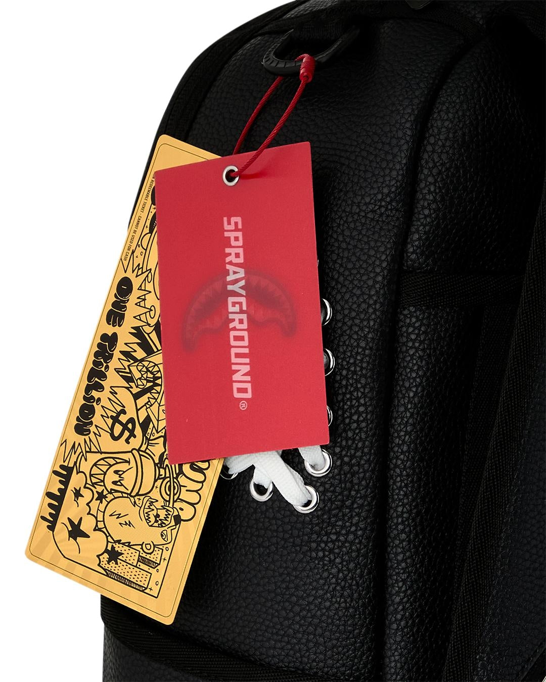 Zaino Sprayground nero SHOELACE SHARK BACKPACK