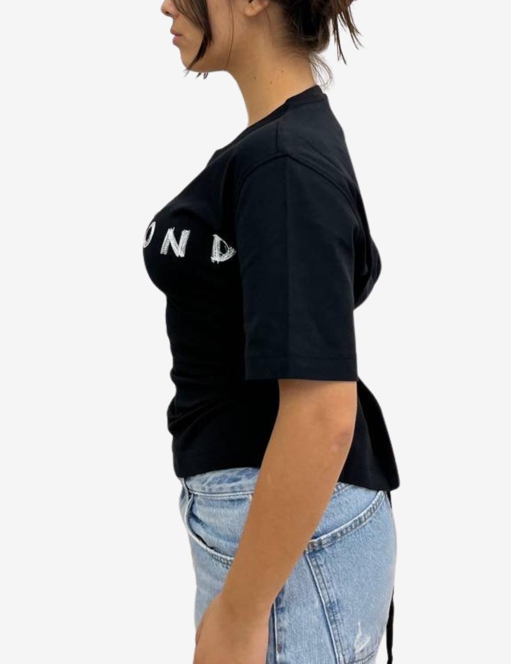 T-Shirt John Richmond con intreccio donna