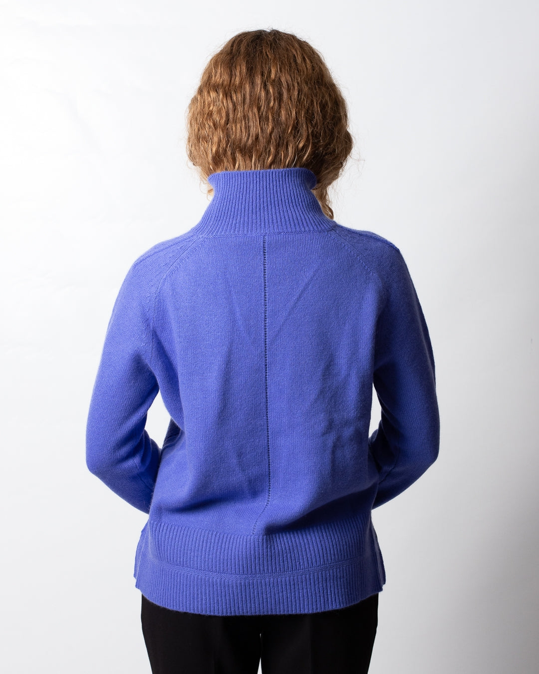 Maglia Nenette lupetto in misto lana con logo donna