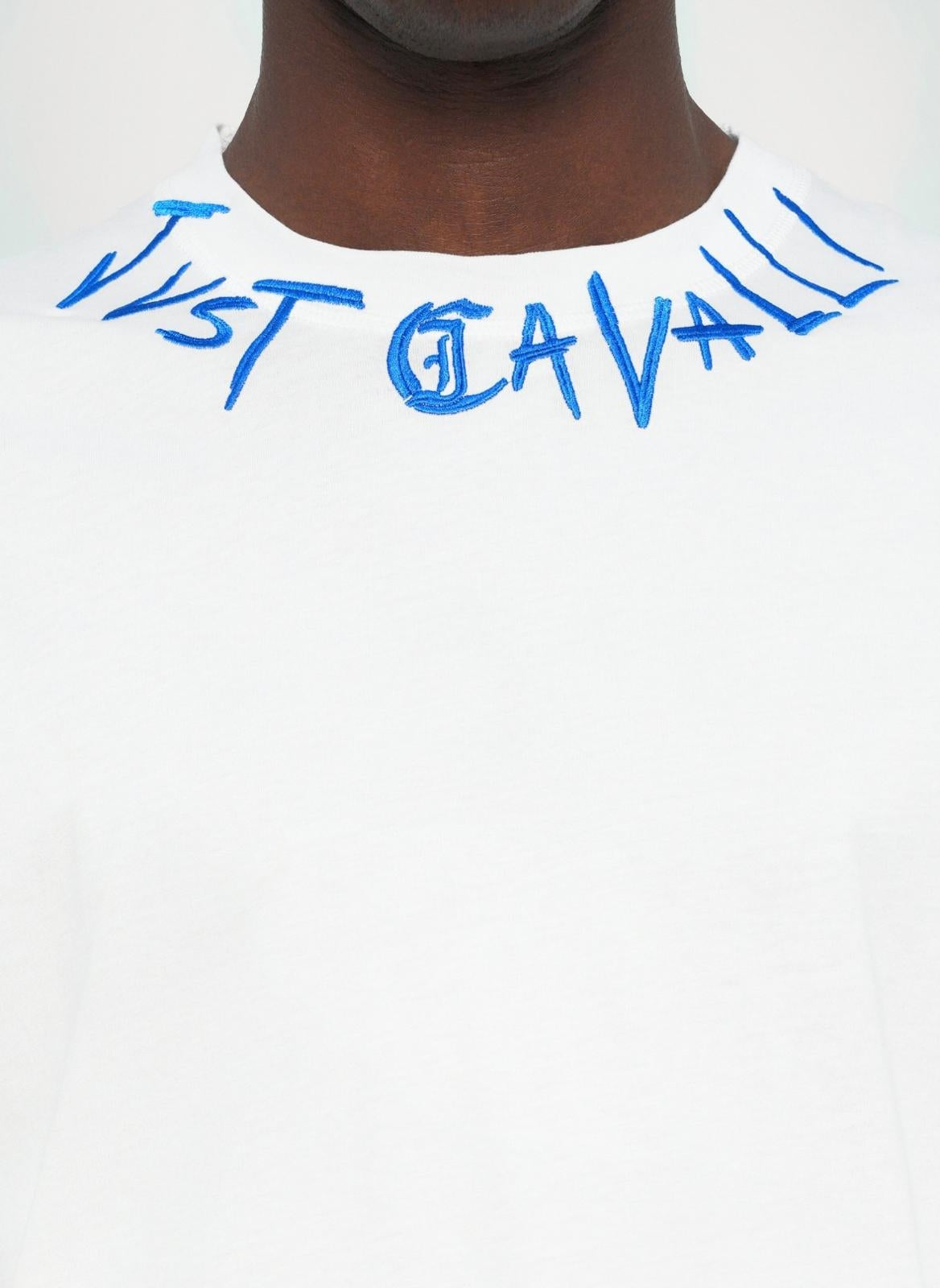 T-Shirt Just Cavalli "Logo Chain" uomo