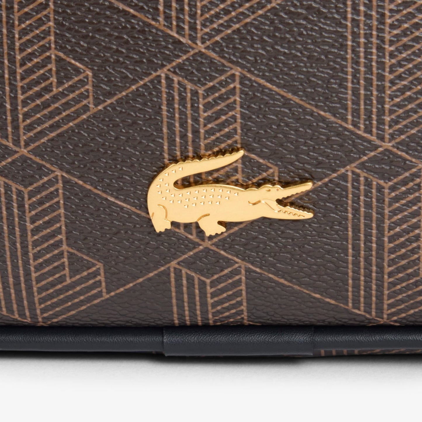 Tracolla Lacoste "Reporter" con stampa logo monogram