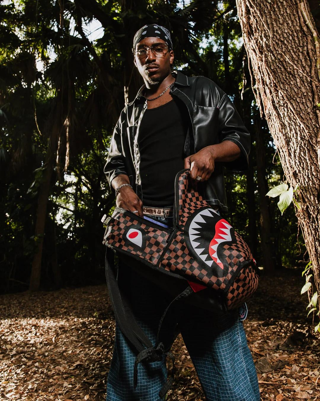 Zaino Sprayground viola Inverted Shark Pocket backpack