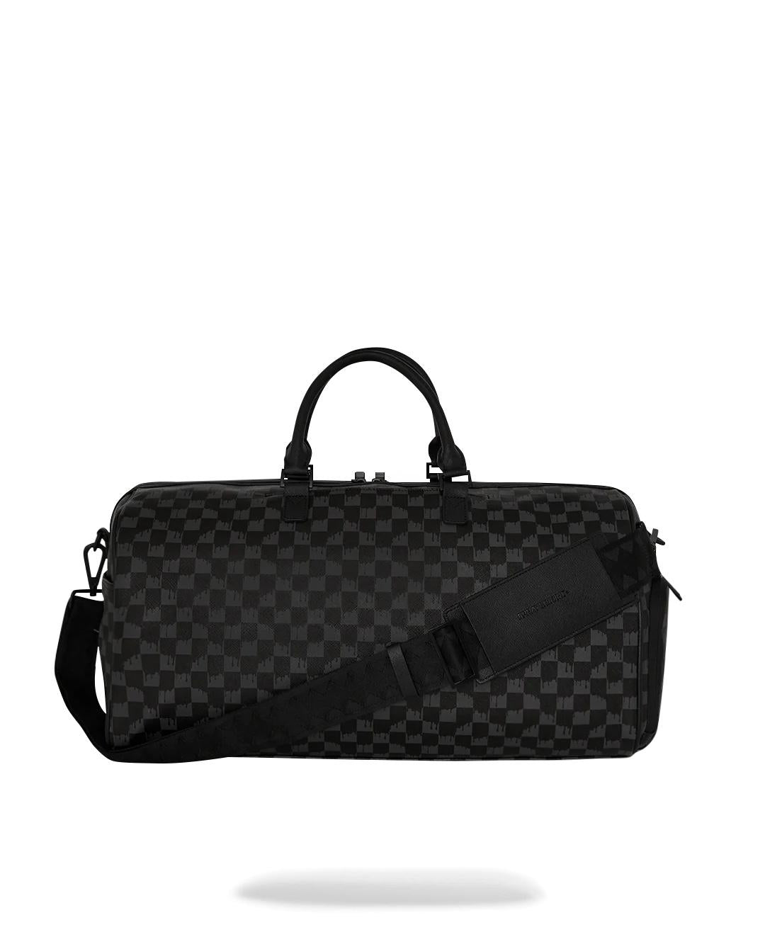 Borsone Sprayground nero Dripping sharks in paris large duffle