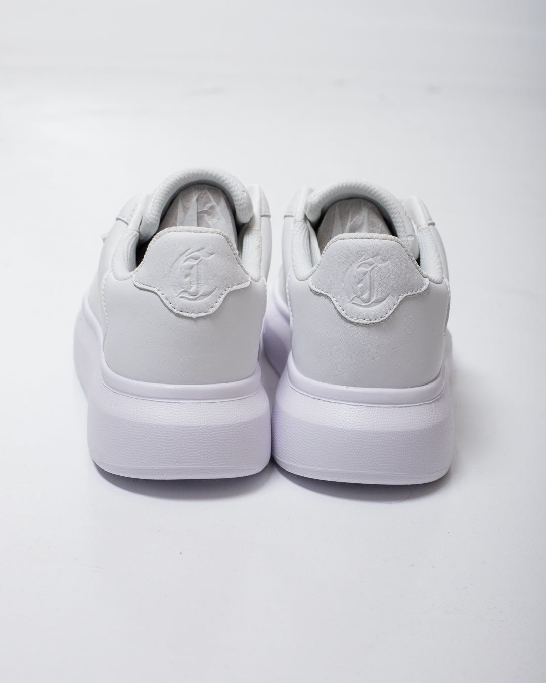 Sneakers Just Cavalli in pelle con logo jacquard uomo