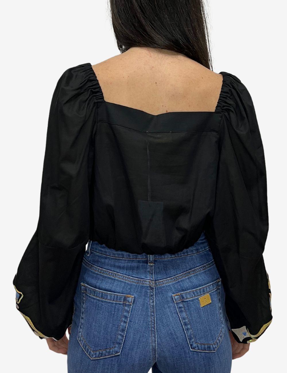 Blusa Nenette con ricami donna