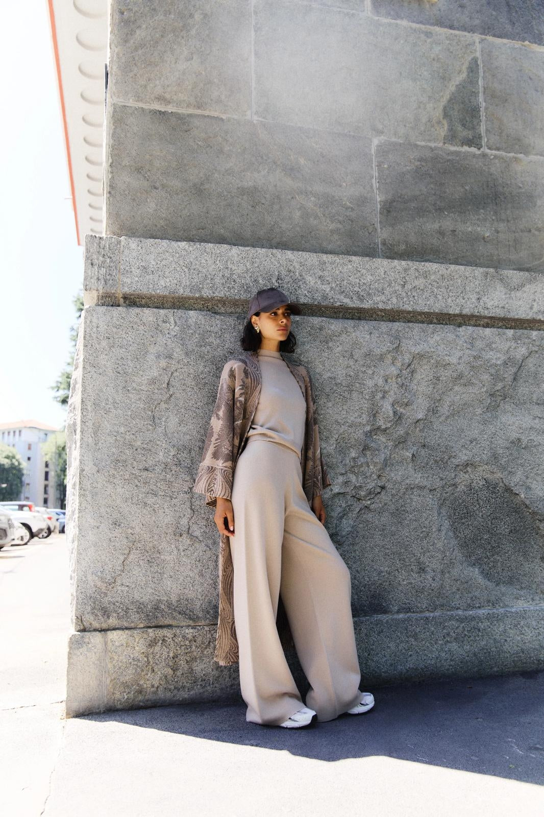 Pantalone Nenette in maglia a palazzo donna