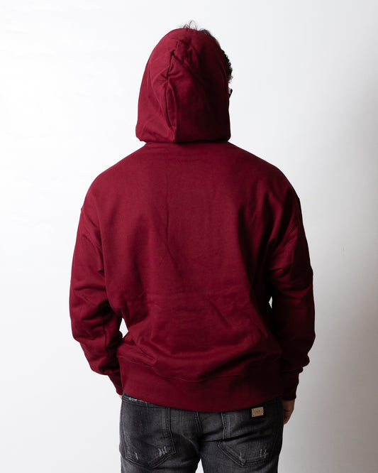 Felpa Calvin Klein con cappuccio e ricamo uomo