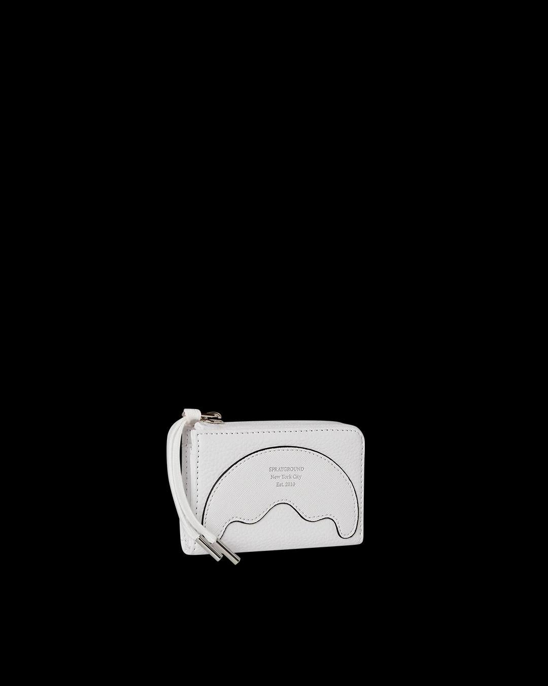 Portafoglio Sprayground bianco Daybreak zip-out wallet