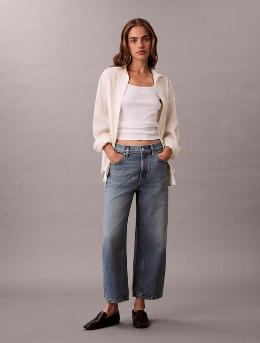 Jeans Calvin Klein "High Rise Culotte" donna