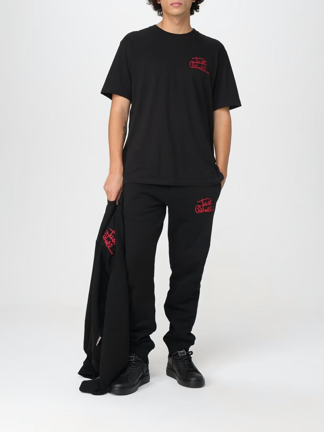 Pantalone Just Cavalli in felpa "Corded Logo" uomo