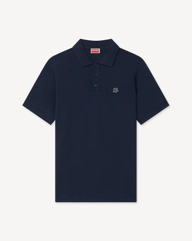 Polo Kenzo slim fit con logo in ricamo boke flower