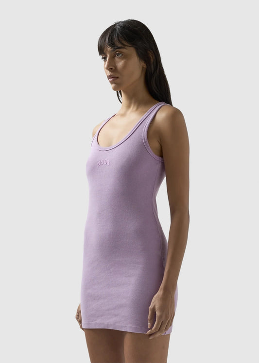 Abito GCDS Essentials in costina "Rib Logo" donna