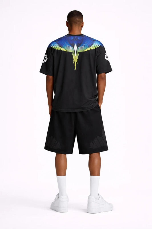T-Shirt Marcelo Burlon soccer "Icon Wings" uomo