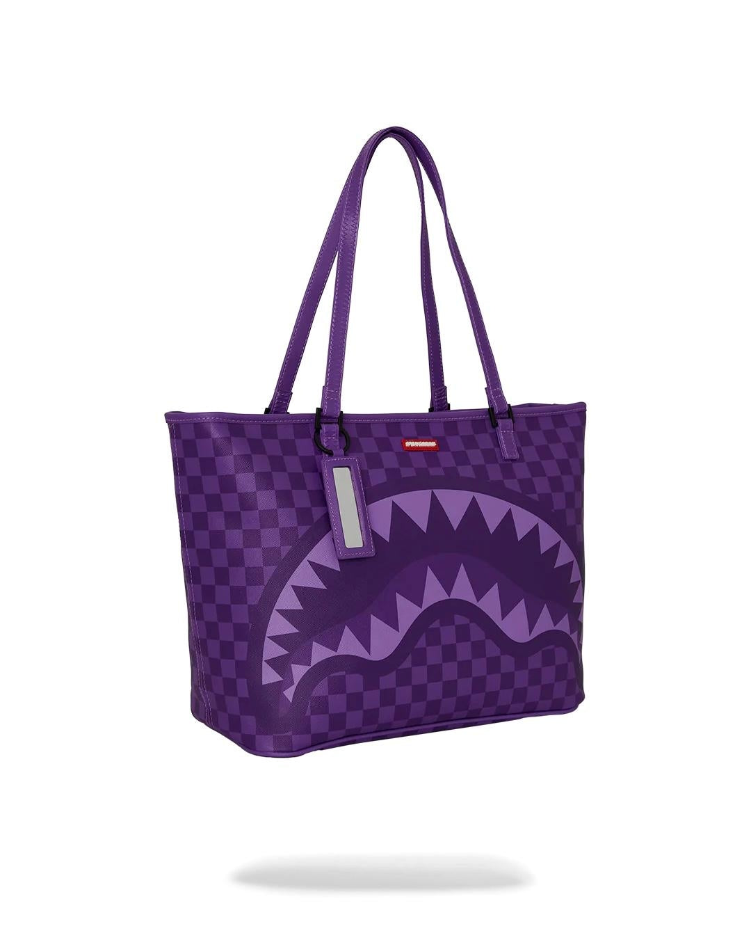 Borsa Sprayground viola Purple Shark sharks in paris tote