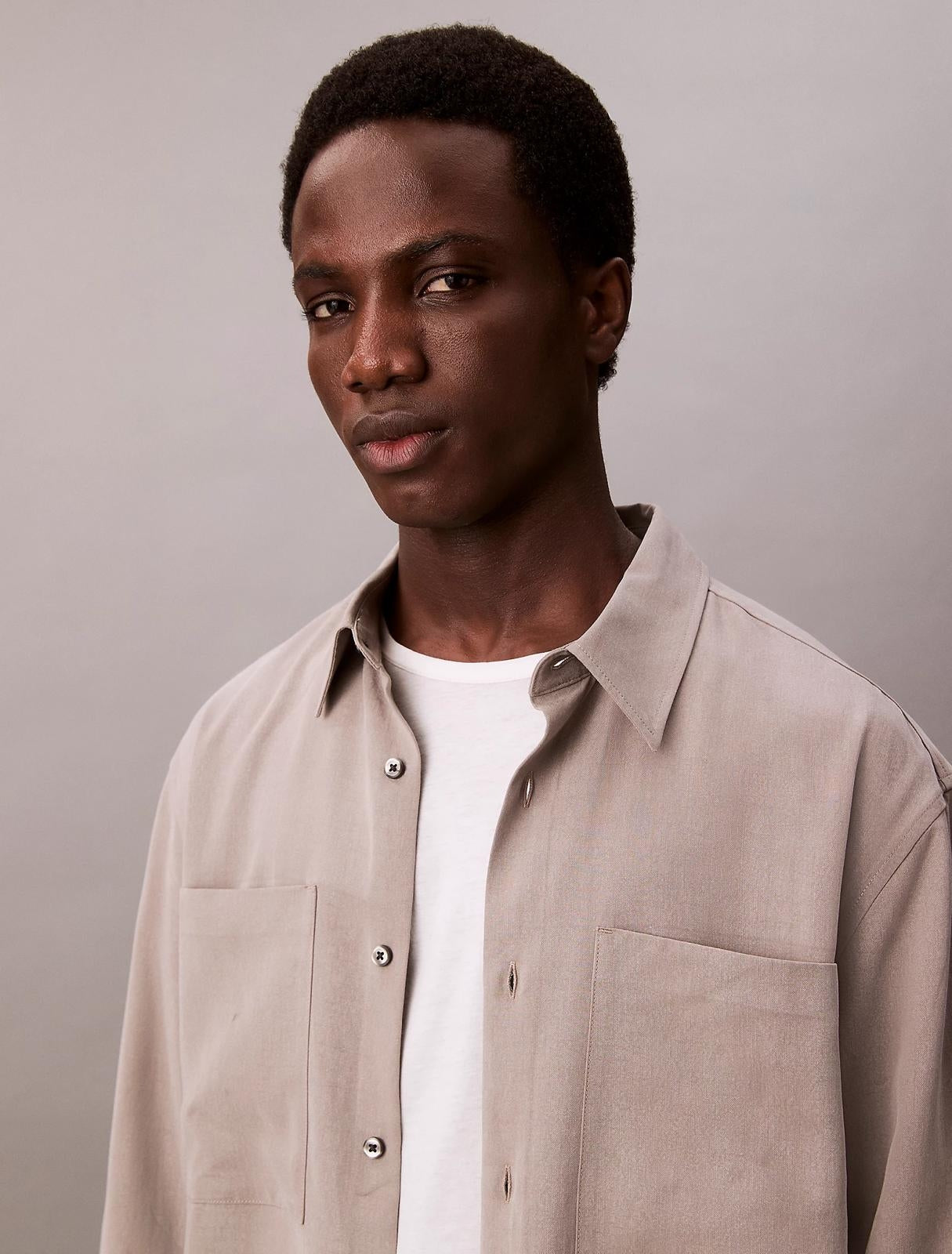 Camicia Calvin Klein relaxed fit uomo