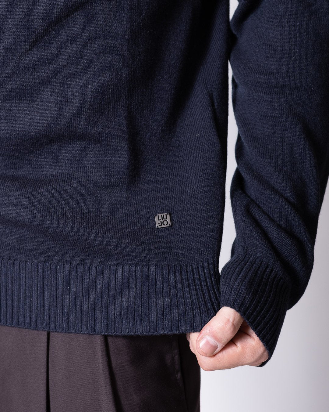 Maglia Liu Jo in lana e cashmere girocollo