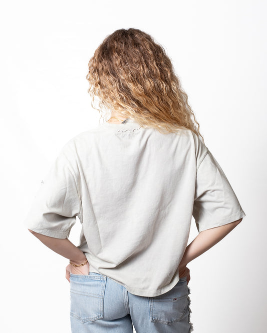 T-Shirt Iceberg cropped con stampa floreale donna
