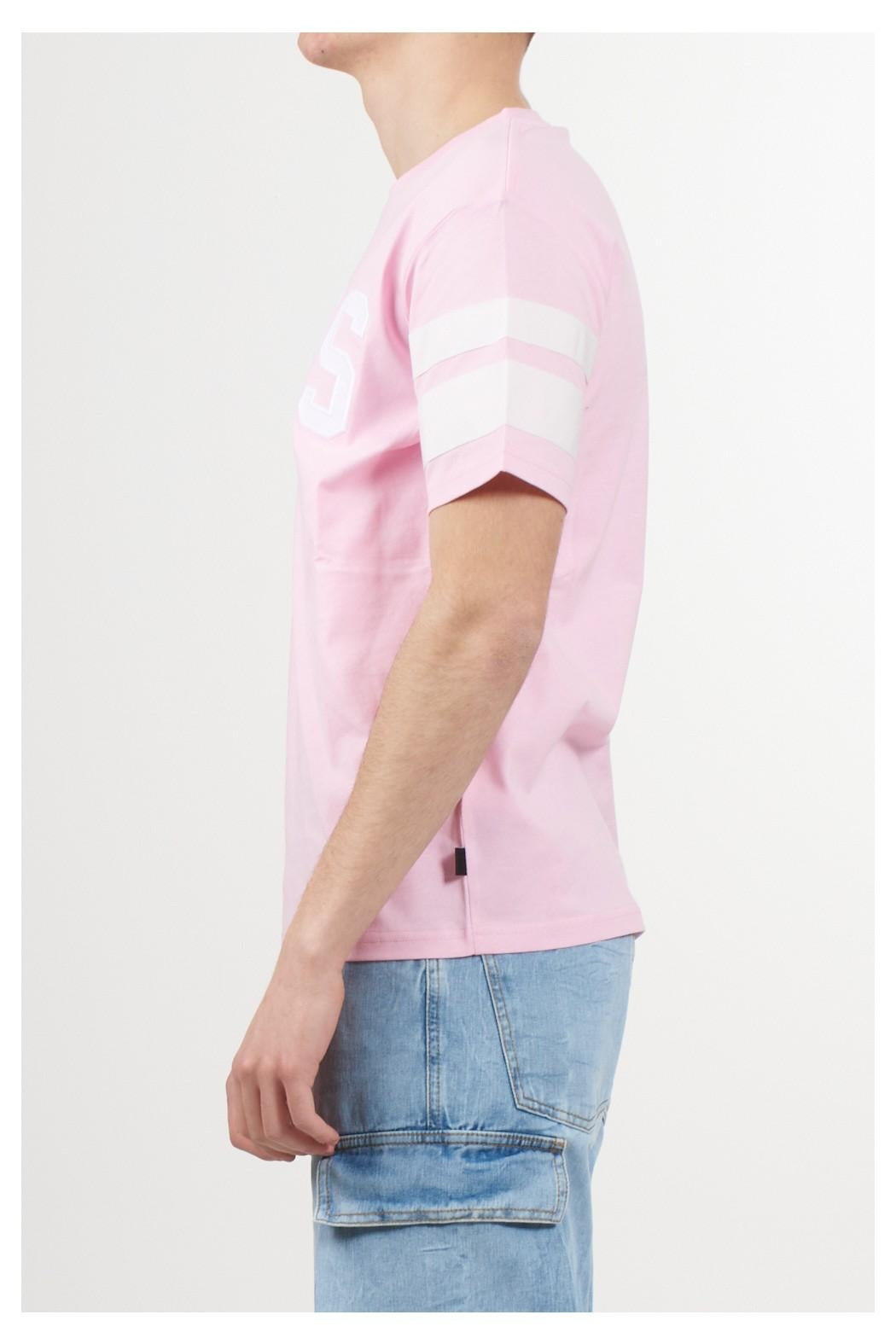 T-Shirt GCDS con fasce e ricamo uomo