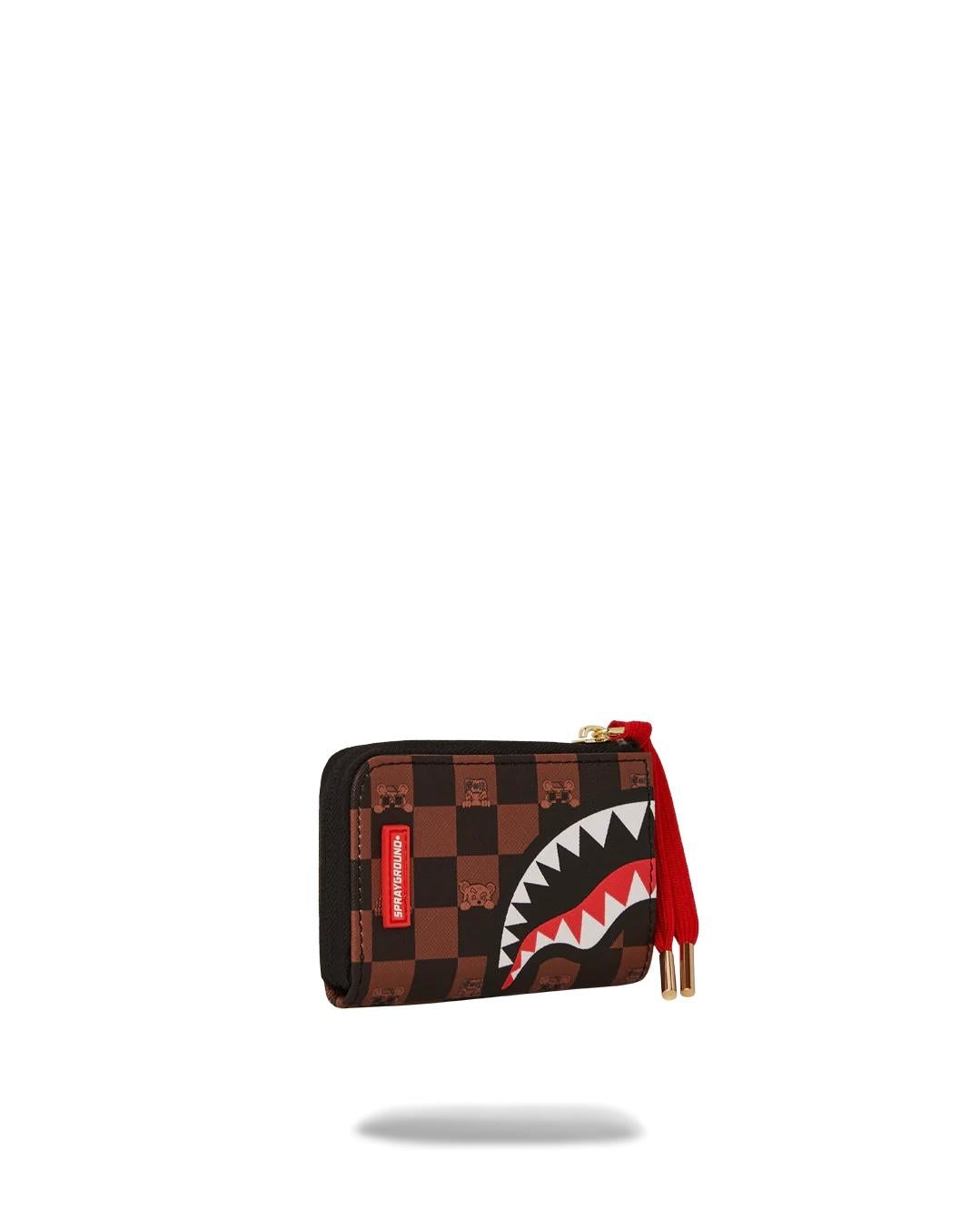 Portafoglio Sprayground marrone peeking character zip-out wallet