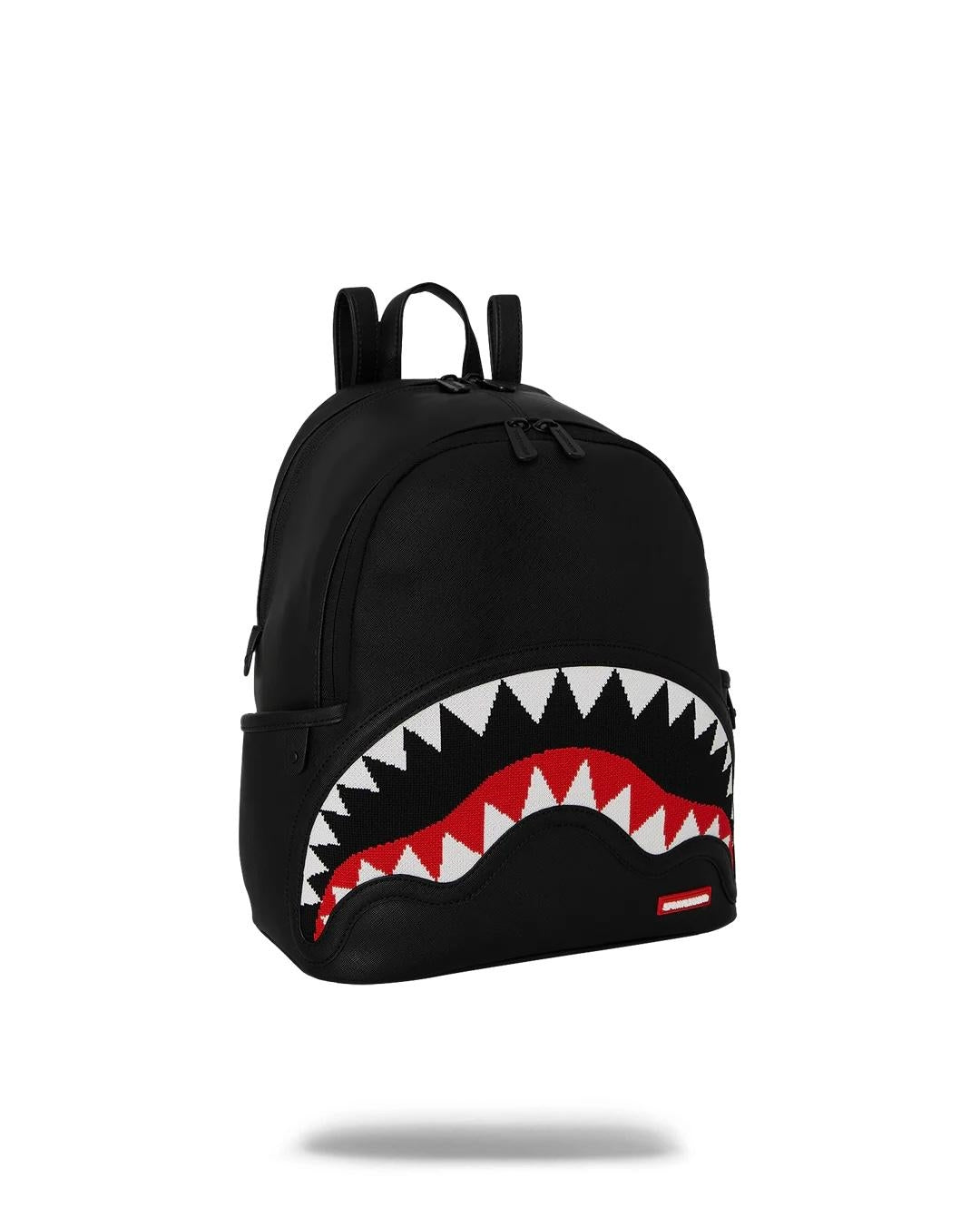 Zainetto Sprayground nero Fly knit mouth savage backpack