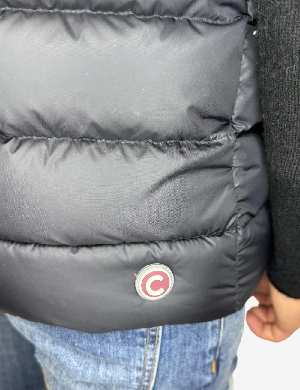 Gilet Colmar in piuma con cappuccio staccabile