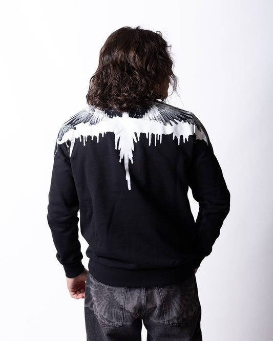 Felpa Marcelo Burlon girocollo "Icon Wings" uomo