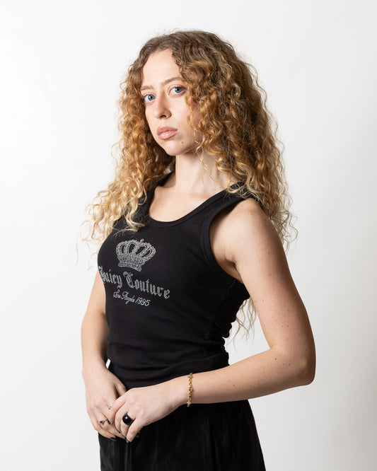 Top Juicy Couture in costina "Gothic crown" donna