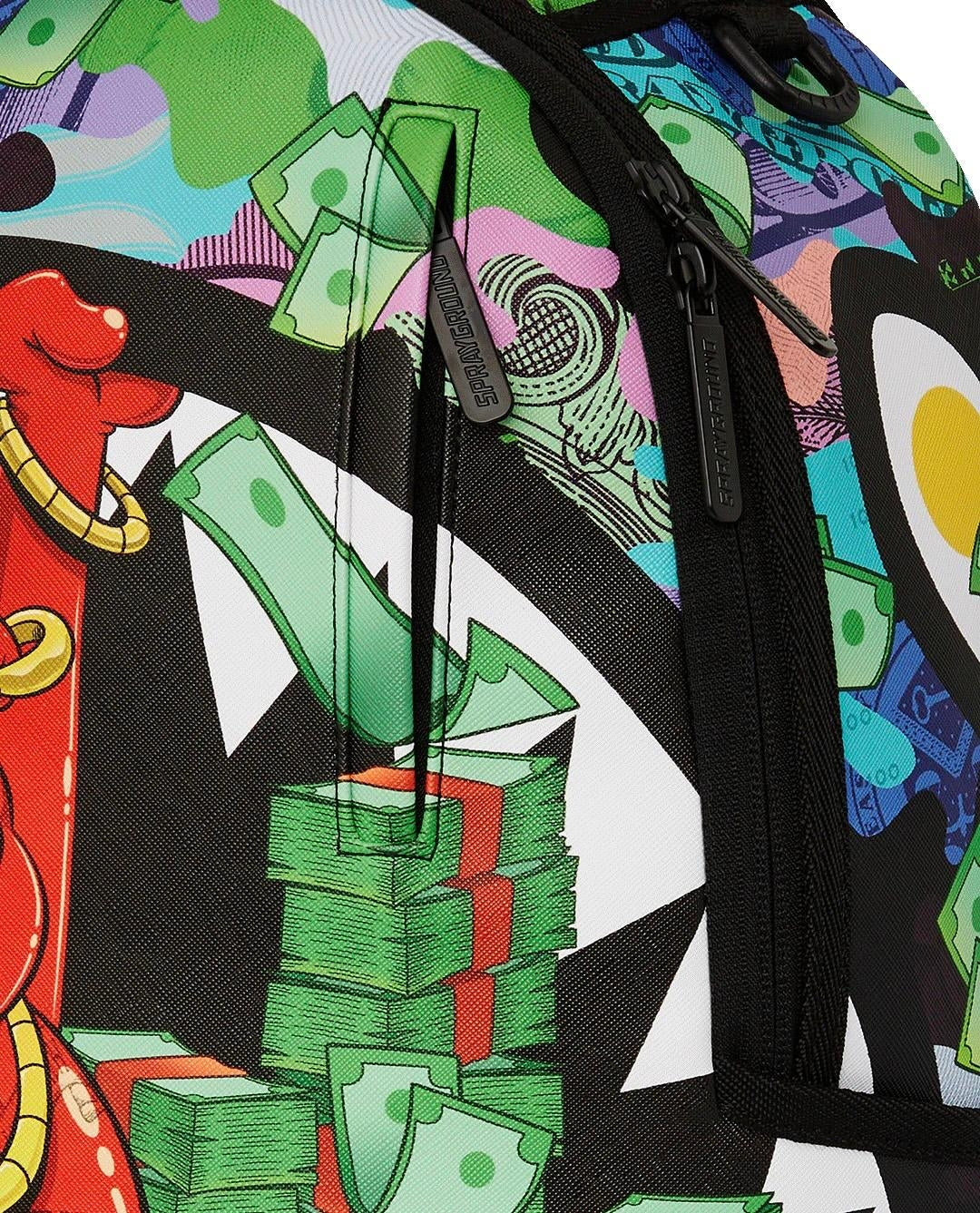 Zaino Sprayground verde Diablo Flexing on you dlxsv backpack