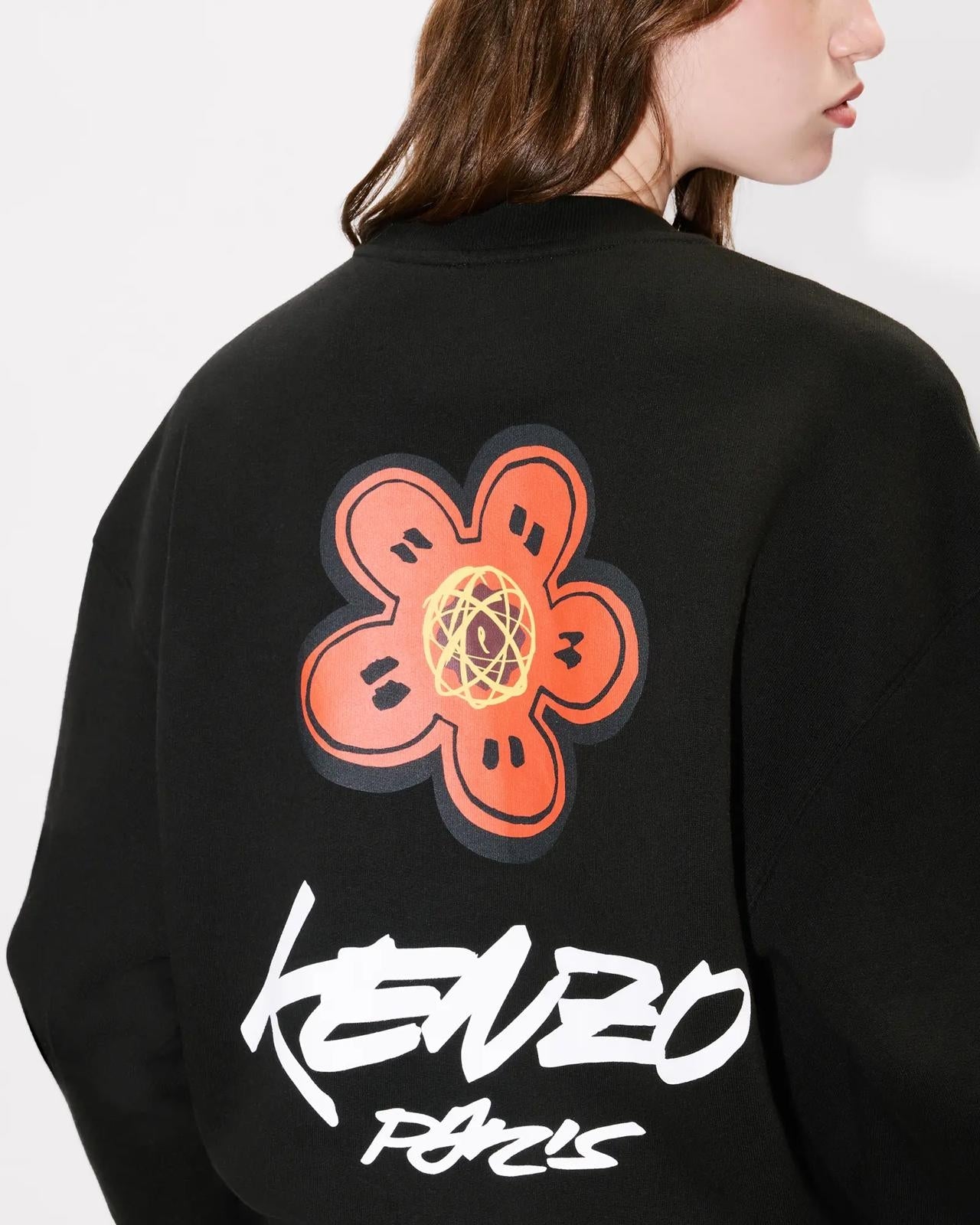 Felpa Kenzo Paris "Futura Oversize" girocollo