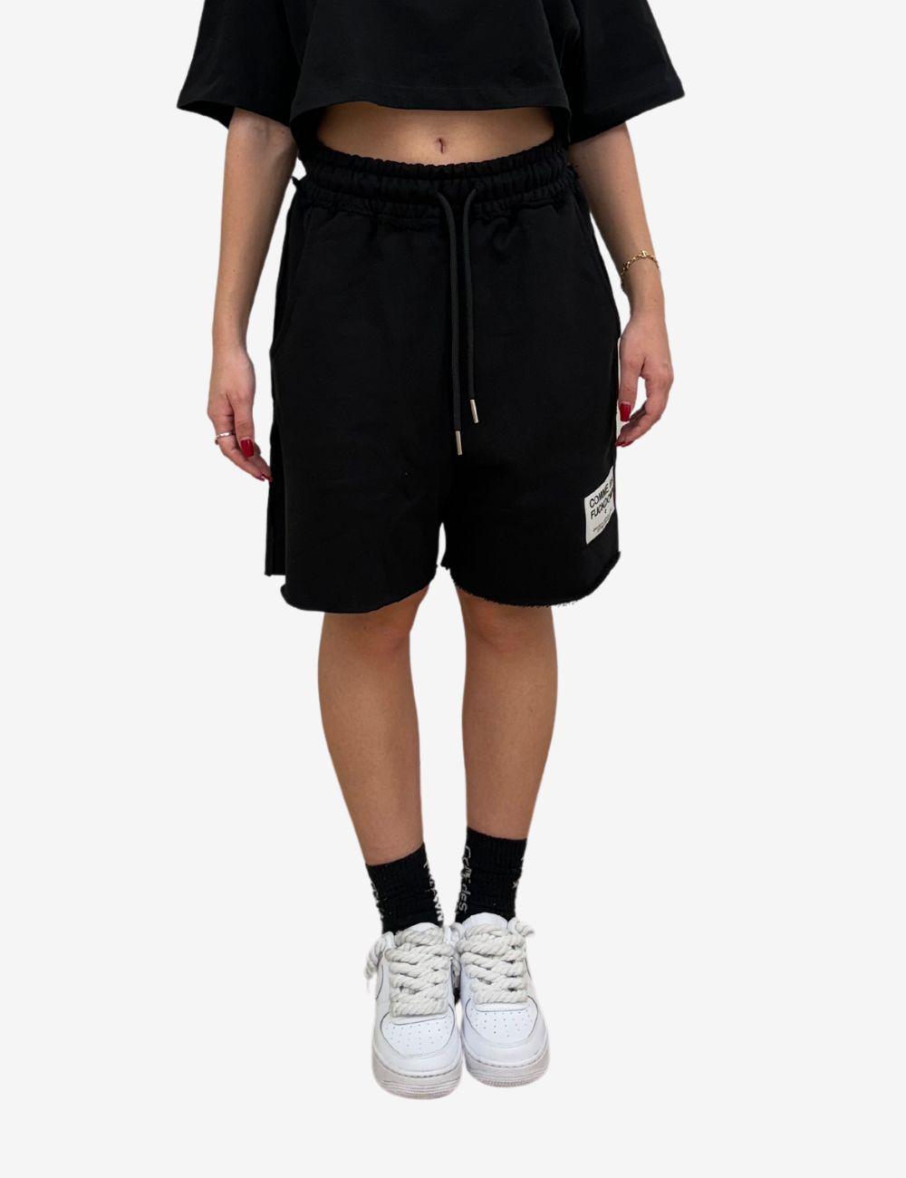Bermuda Comme Des Fuckdown con etichetta logata donna