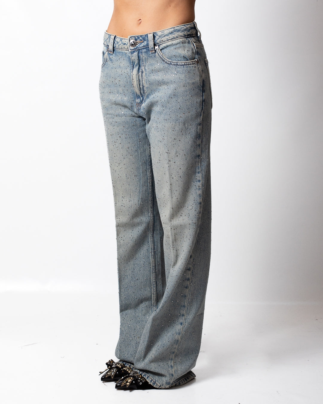 Jeans Richmond X strass all-over donna